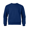 Soffe J9001 Juvenile Classic Crew Sweatshirt in Navy Blue size Large | Cotton Polyester