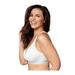 Plus Size Women's 18 Hour Back And Side Smoothing Wirefree Bra US4049 by Playtex in White (Size 42 C)