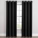 Wide Width BH Studio Room-Darkening Grommet Panel by BH Studio in Black (Size 54" W 95" L) Window Curtain