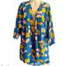 Lularoe Tops | Lularoe Lindsay Kimono Topper Open Front | Color: Blue/Yellow | Size: L