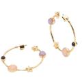 Kate Spade Jewelry | Kate Spade 'On The Rocks' Hoop Star Earrings | Color: Gold | Size: Os