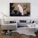 ARTCANVAS White Cockatoo on a Pine Branch by Jakuchu Ito - Wrapped Canvas Painting Print Metal | 40 H x 60 W x 1.5 D in | Wayfair ITO22-1L-60x40