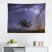 East Urban Home Ambesonne Nebula Tapestry, Tree & Milky Way Outer Space Galaxy Stars Theme Dreamy Modern Art Print | 23 H x 28 W in | Wayfair