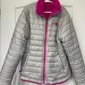 The North Face Jackets & Coats | Girls Reversible North Face Jacket | Color: Silver | Size: Girls Medium (10/12)