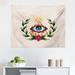 East Urban Home Ambesonne Eye Tapestry, Abstract Composition w/ Pyramid Sun & Laurel Wreath Esoteric Style w/ Many Colors | 23 H x 28 W in | Wayfair