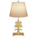 ellahome Santa Rosa 36" Table Lamp Linen/Metal in Yellow | 36 H x 18 W x 18 D in | Wayfair IL013GL