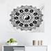 East Urban Home Ambesonne Ying Yang Tapestry, Round Zodiac Theme Design In Centre Astrology Signs Print | 23 H x 28 W in | Wayfair