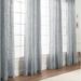 Red Barrel Studio® Floral Semi-Sheer Grommet Curtain Panels Polyester in Gray | 96 H in | Wayfair AB5EEFBE085A4EEF9C748A5156ABE3DE