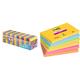 Post-it "Super Sticky Notes Promotion" selbstklebende Haftnotizzettel in 76 x 76 mm & Post-it Super Sticky Notes Rio de Janeiro Collection 6556SR – Selbstklebende Haftnotizzettel in 76 x 127 mm