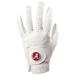 Men's White Alabama Crimson Tide Team Golf Glove