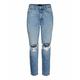 VERO MODA Damen VMJOANA HR STR ANK BA3188 Jeans, Medium Blue Denim, 30/32