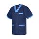 MISEMIYA - Medizinische Uniformen Unisex Top Krankenschwester Krankenhaus Berufskleidung - X-Large, Azul 8171-8