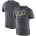 Men's Nike Black Purdue Boilermakers Big & Tall Velocity Space-Dye Performance T-Shirt