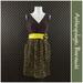 Anthropologie Dresses | Anthro “Storm-Of-Shapes Dress” By Yoana Baraschi | Color: Brown/Yellow | Size: 4