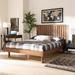 Baxton Studio Marin Modern Walnut Brown Finished Wood Full Size Platform Bed - Wholesale Interiors Marin-Ash Walnut-Full