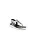 Women's Lincoln Sandal by Naturalizer in White Snake (Size 12 M)