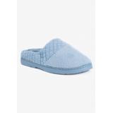 Women's Quilted Clog Slippers by MUK LUKS in Blue (Size MEDIUM)