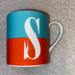 Kate Spade Dining | Kate Spade Lenox Mug Monogram Coffee Cup “S” Nwot | Color: Blue/Orange | Size: Os