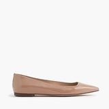 J. Crew Shoes | J Crew 7 Patent Leather Nude Work Point Fl | Color: Cream/Tan | Size: 7