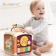 Cube d'activité pour bébé jouets 7 en 1 trieur de forme éducative jouet Musical perle