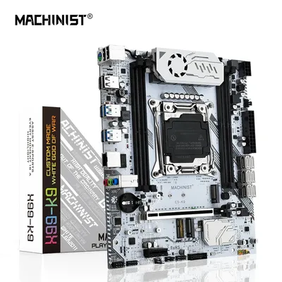 Machinist-Prise en charge de la carte mère X99 Xeon E5 2667 V4 /2690 V4 CPU DDR4 ECC Ram et mémoire