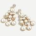J. Crew Jewelry | J Crew Layered Faux Pearl Gold & Crystals Earrings | Color: Gold | Size: Os