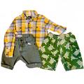 Levi's Bottoms | Boys 3-Piece Set (Shirt+ Shorts + Swim Trunk) | Color: Green/Yellow | Size: 4tb