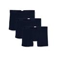 Levi's Men's Premium Boxer Briefs (3 Pack) Shorts, Navy, X-Large (Pack of 3)