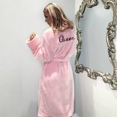 Ensembles de pyjama moelleux pour femmes peignoir long robe en spanelle robes de sommeil chaudes