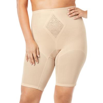 Plus Size Women's Firm Control Thigh Slimmer by Rago in Beige (Size 48) Body Shaper