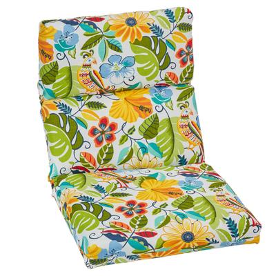 Universal Chair Cushion by BrylaneHome in Carolina Patio Seat Pad for All Types of Outdoor Chairs