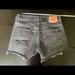 Levi's Shorts | Levi’s Distressed Cutoff Shorts | Color: Black/Gray | Size: 29