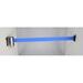 FixtureDisplays Stanchion Queue Barrier Post Wall Mount Retractable Ribbon 16 Feet Belt, Nylon in Blue | 5 H x 5 W x 9 D in | Wayfair 12004-8-BLUE