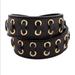 Burberry Jewelry | Burberry Leather Wrap Bracelet | Color: Black/Gold | Size: 13-14” Snap