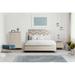 Silverlake Village Platform Bed Wood/Metal in Brown Michael Amini / Kathy Ireland Home Designs | 64.25 H x 81.75 W x 86.5 D in | Wayfair