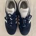 Adidas Shoes | Adidas Womens Sneakers Navy Suede 6 1/2 | Color: Blue/White | Size: 6.5