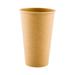 Restaurantware RW Base 20 Oz Natural Paper Unbleached Coffee Cup - Single Wall - 3 1/2" X 3 1/2" X 6 1/4" - 250 Count Box in Yellow | Wayfair