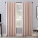 Steelside™ Milbridge Faux Dupioni Silk Thermal Extreme 100% Blackout Back Tab Curtain Panel Polyester in Pink | 84 H in | Wayfair