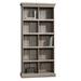 Gracie Oaks Evanjames 75" H x 35.5" W Standard Bookcase Wood in Brown | 75 H x 35.5 W x 13.5 D in | Wayfair SEHO3678 27933636