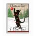 Stupell Industries Country Holiday Christmas Time Phrase Family Cat Scene by Andrea Tachiera - Graphic Art Print in Brown | Wayfair