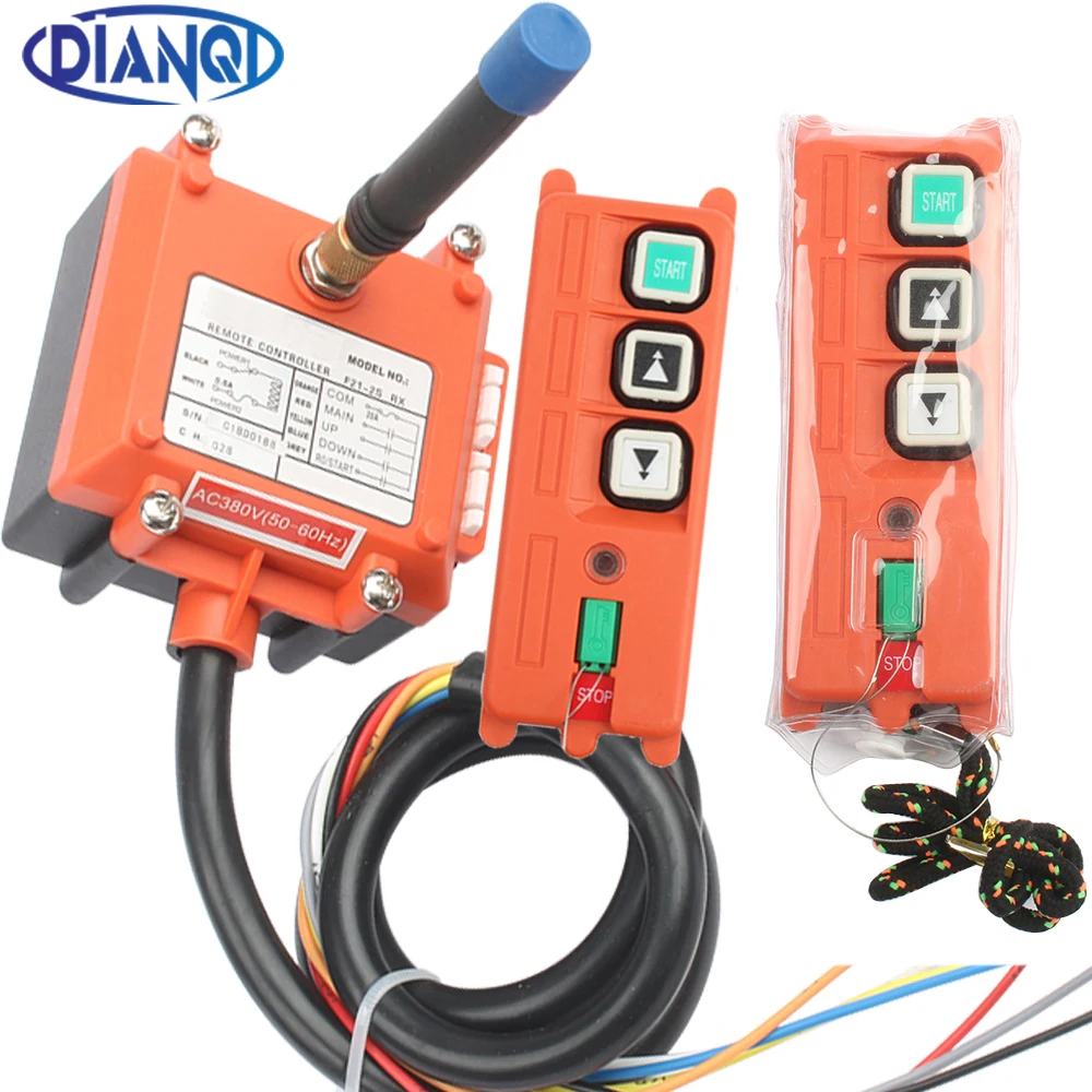 Télécommande sans fil pour palan industriel, interrupteur Radio F21-2S, moteur d'enroulement, sablage