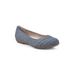 Women's Clara Flat by Cliffs in Dark Blue (Size 7 M)