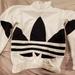 Adidas Shirts & Tops | Adidas Big Trefoil Hoodie - Uk 13-14y - Us Large | Color: Black/White | Size: Lg