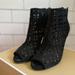 Michael Kors Shoes | Michael Kors Peep Toe Booties 7.5 - Worn Once | Color: Black | Size: 7.5