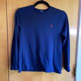 Polo By Ralph Lauren Shirts & Tops | Euc Boys Polo Ralph Lauren Long Sleeve Navy Shirt | Color: Blue | Size: Mb