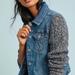 Anthropologie Jackets & Coats | Anthropologie Pilcro Sweater Sleeve Denim Jacket | Color: Blue/Gray | Size: S