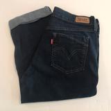 Levi's Jeans | Levi’s Cuffed Capris Jean Pants Denim Capri Pants | Color: Blue | Size: 8