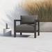 AllModern Rosalinda Patio Chair w/ Cushions in Gray | 26.75 H x 32.3 W x 32.3 D in | Wayfair AB6EA71F0F4943B68A3D6946EAD9EE7C