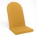 Adirondack Chair Cushion by BrylaneHome in Lemon Patio Seat Padding