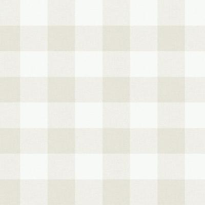 Sweet Gingham Wallpaper - Sand - Ballard Designs